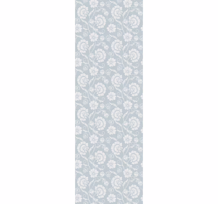 Bloeiende wijnstok patroon behang bloemsierkunst - TenStickers