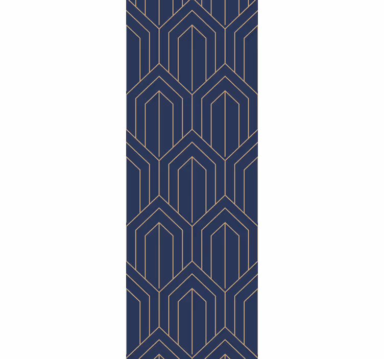 Stijlvolle vormpatronen geometrisch behang - TenStickers