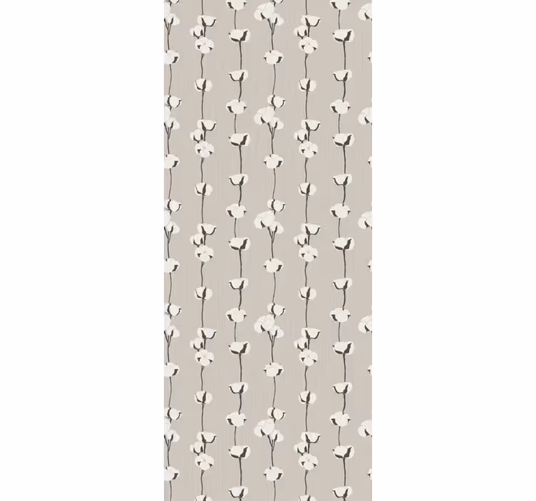 Katoenbloesem pad behang bloemen - TenStickers