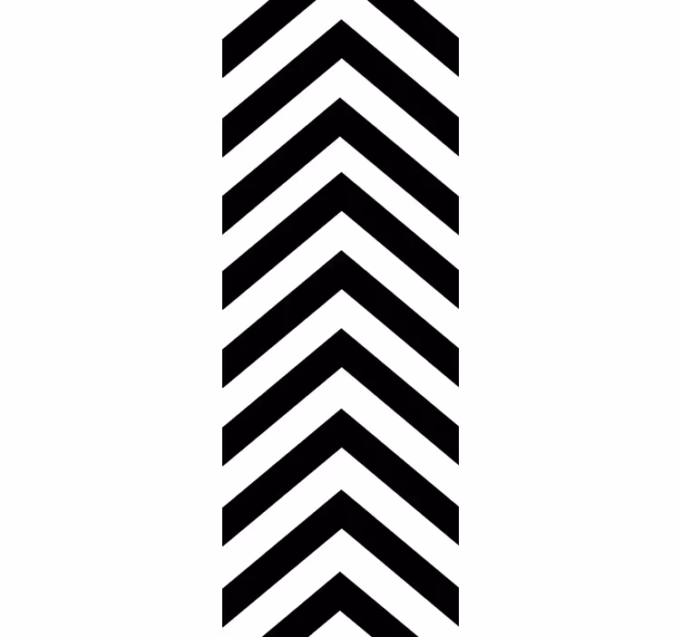 Zigzagpatroon ontwerp strepen behang - TenStickers
