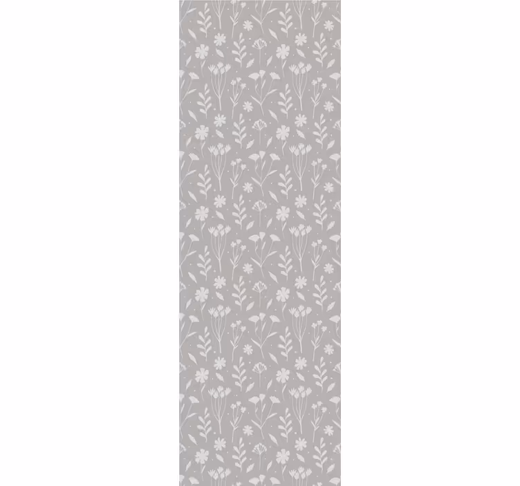 Bloemige gratie behang bloemen - TenStickers