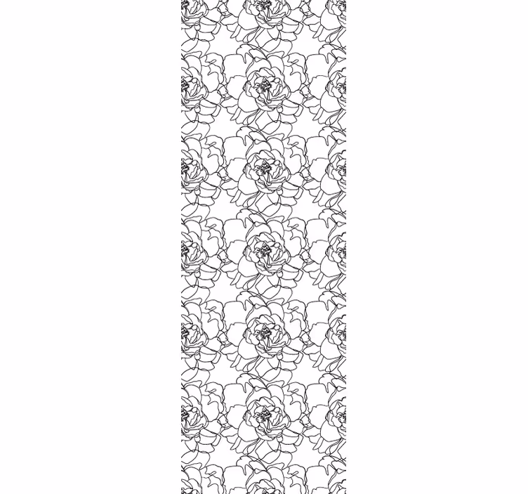 Elegante bloem bloei behang bloemsierkunst - TenStickers