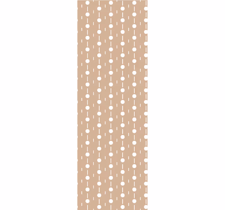Stippen behang circulaire witte dots - TenStickers