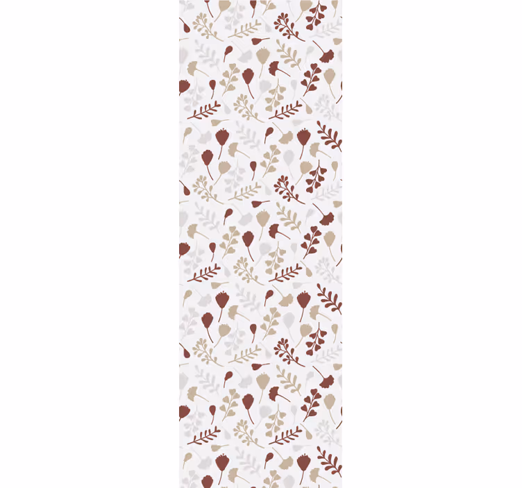 Bruine takken arrangement behang bloemsierkunst - TenStickers