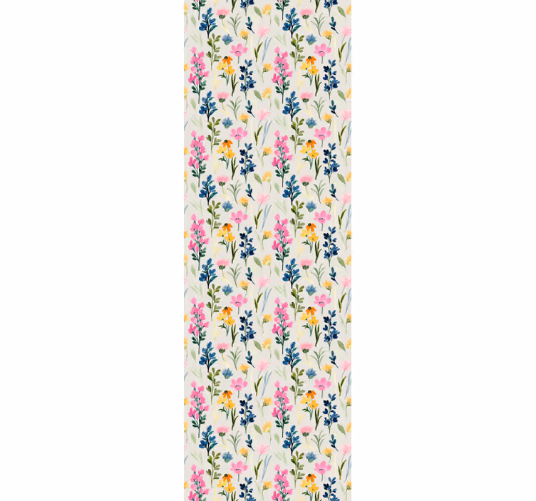 Behang bloemen levendige bloemenshow - TenStickers