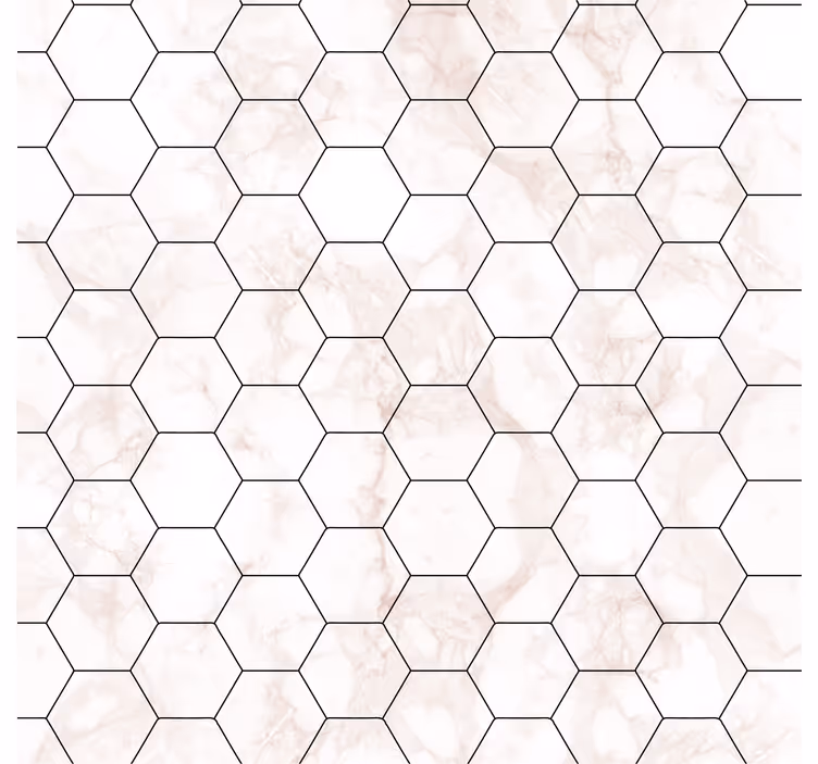 Honingraatstructuur behang print - TenStickers