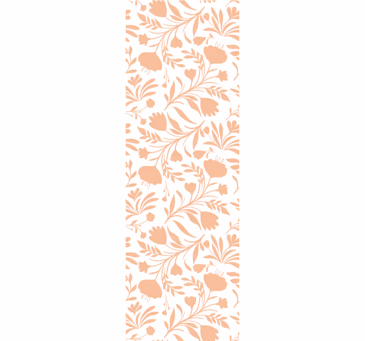 Bloemige lente vibes behang bloemen - TenStickers
