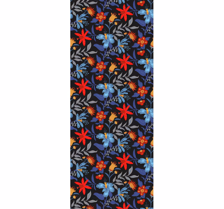 Levendige bloemenarrangement behang bloemen - TenStickers