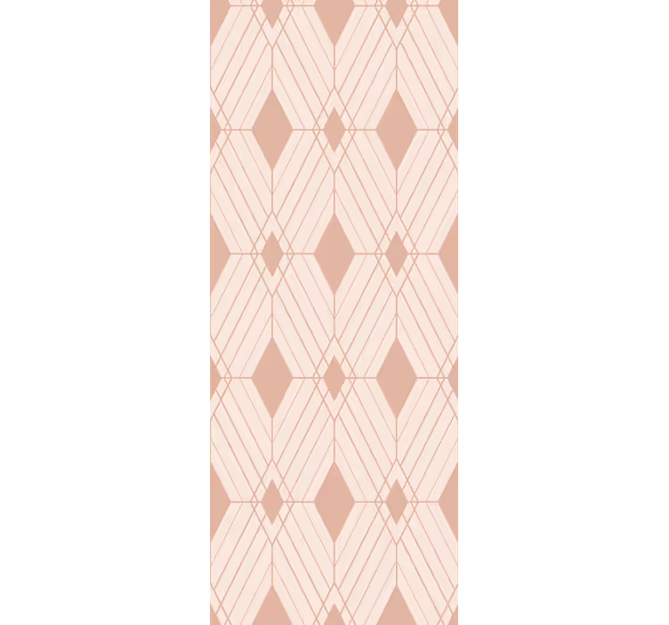 Pastel deco diamanten geometrisch behang - TenStickers