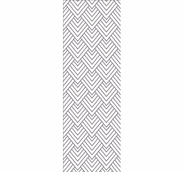Chevronlijnen geometrisch behang - TenStickers