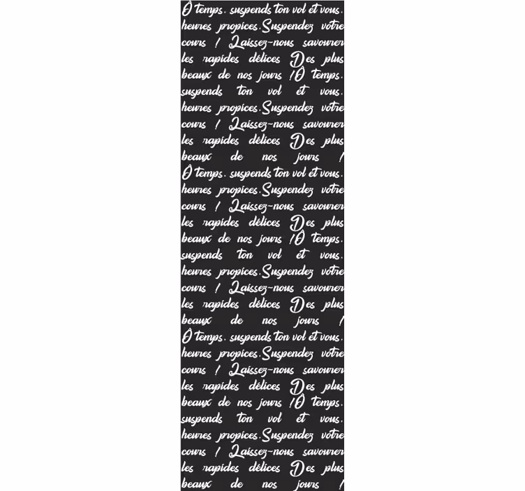 Elegante scripttypografie behang letters - TenStickers