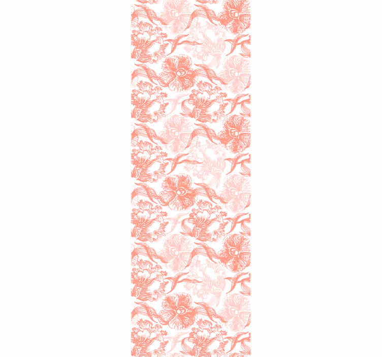 Zachte bloei overlay behang bloemsierkunst - TenStickers