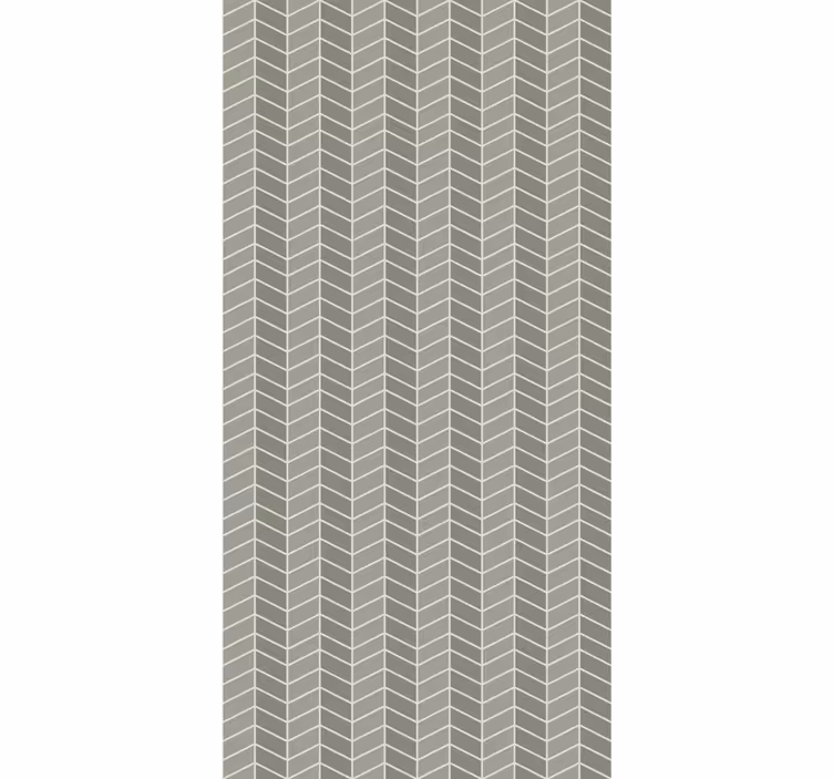 Beige chevronmotief geometrisch behang - TenStickers