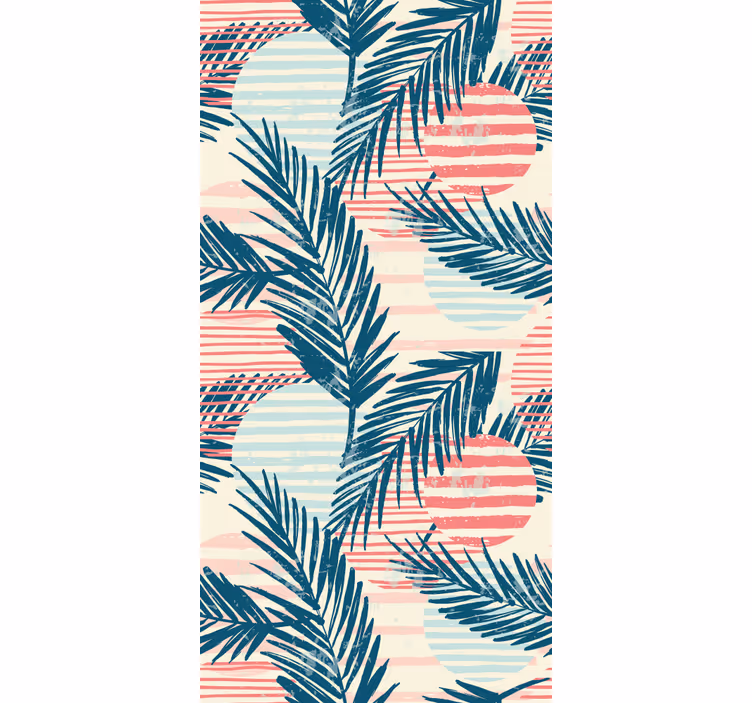 Tropische palmverfrissing natuur behang - TenStickers