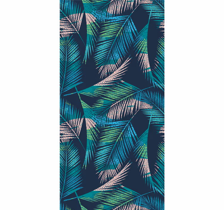 Tropische palm vibes natuur behang - TenStickers