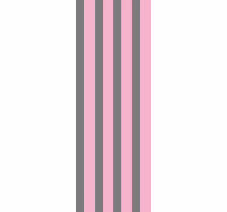 Strepen behang roze strepen - TenStickers