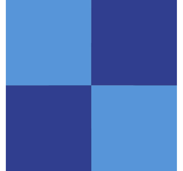 Donker en blauw motief tegels behang - TenStickers
