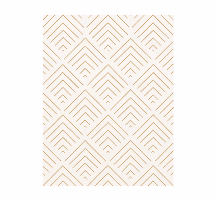 Simplistische geometrische chevrons behang tienerkamer - TenStickers