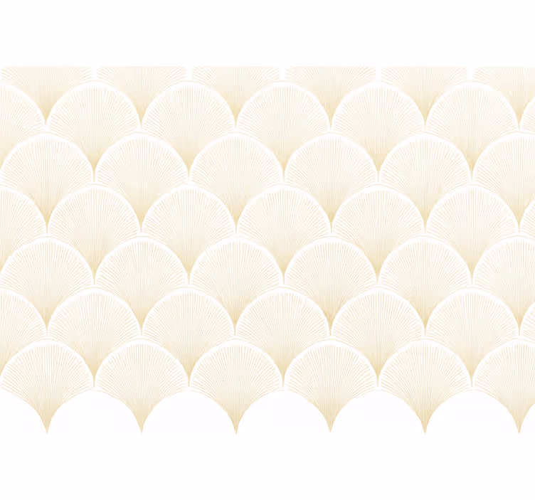 Ginkgo waaierpatroon kantoor behang - TenStickers