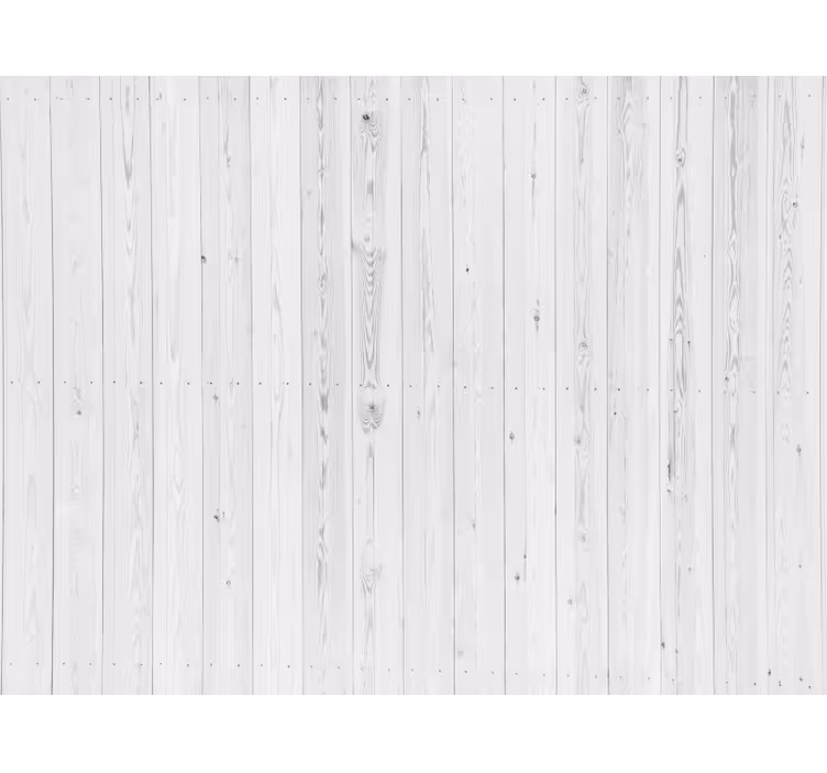 Hout behang vintage wit patroon - TenStickers