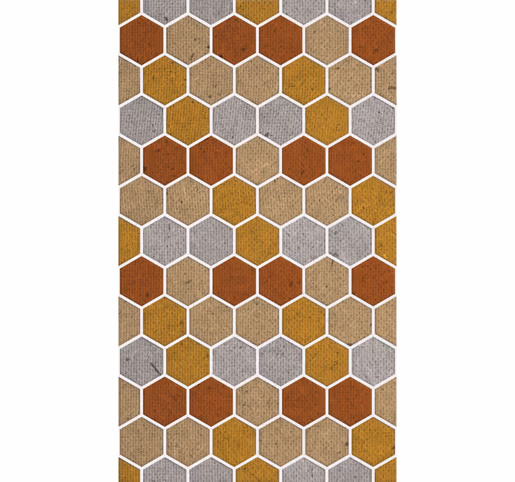 Sierlijk behang met paneleffect textuur - TenStickers