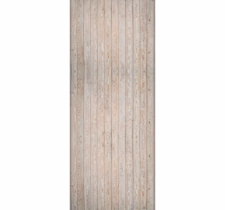 Sierlijk behang lichtbruine horizontale planken - TenStickers