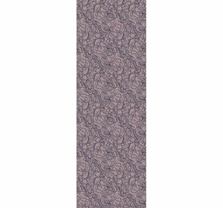 Woonkamer behang abstract paisleypatroon - TenStickers
