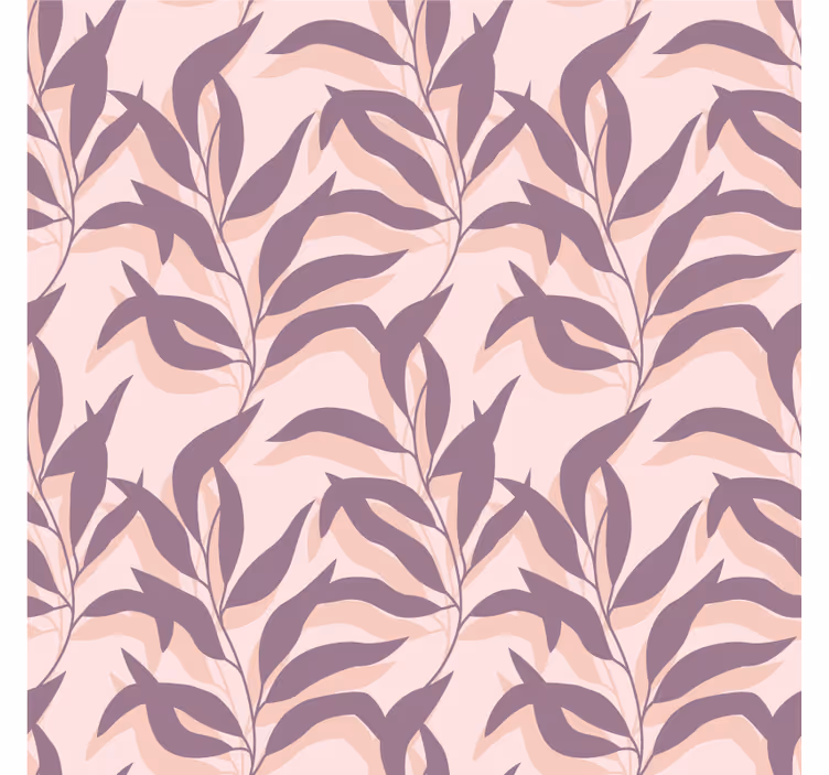 Behang slaapkamer palma tropical blush ontwerp - TenStickers