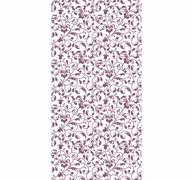 Woonkamer behang ornamentas leaf paisley - TenStickers