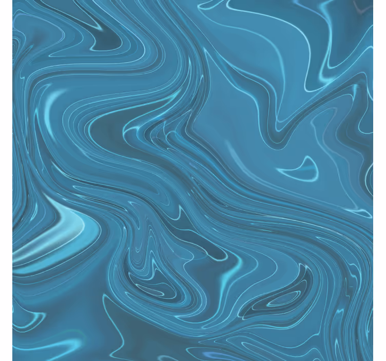 Woonkamer behang abstract grijs en turquoise cement - TenStickers
