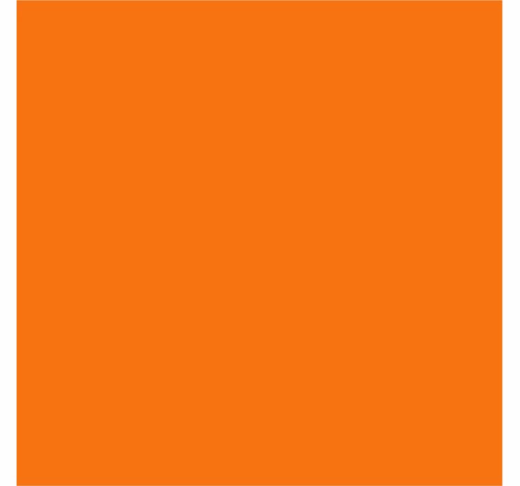 Woonkamer behang matte oranje - TenStickers