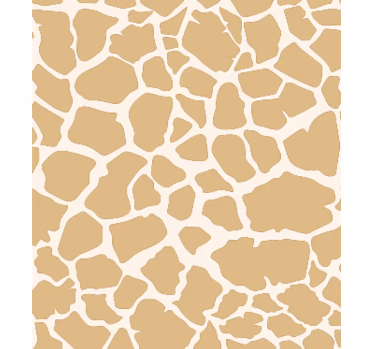 Dieren behang giraffe print - TenStickers