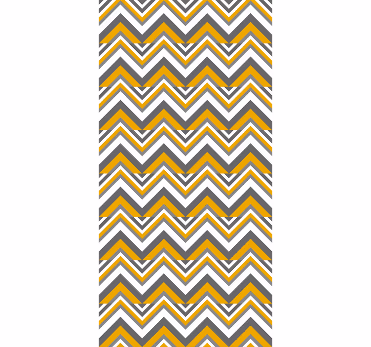 Behang slaapkamer chevron stijl hoes - TenStickers