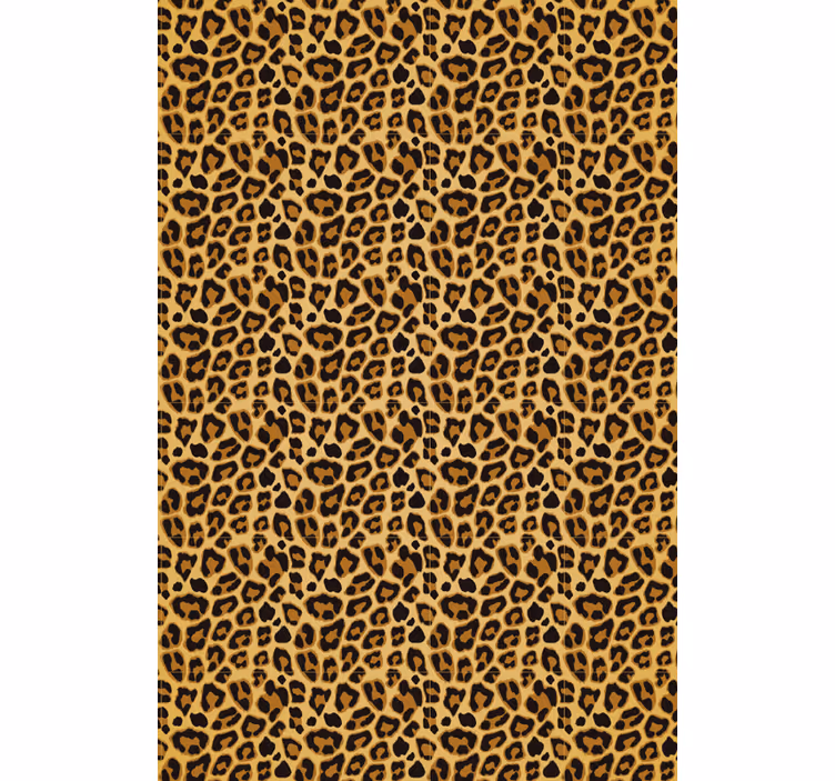 Dieren behang met luipaardprint accent - TenStickers