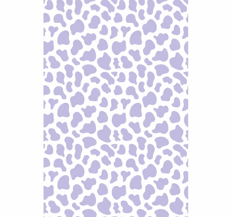 Dieren behang paarse koeienprint - TenStickers