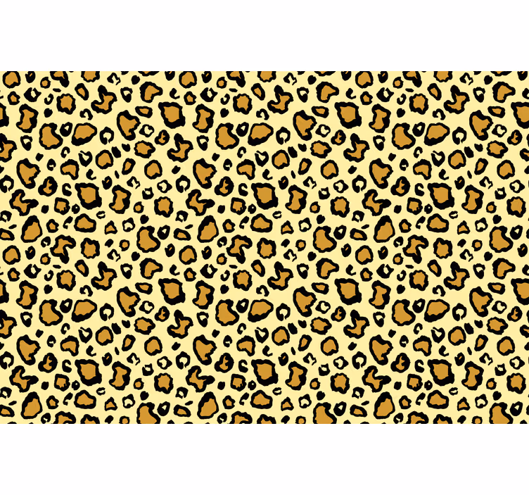 Dieren behang gele luipaardpatroon - TenStickers