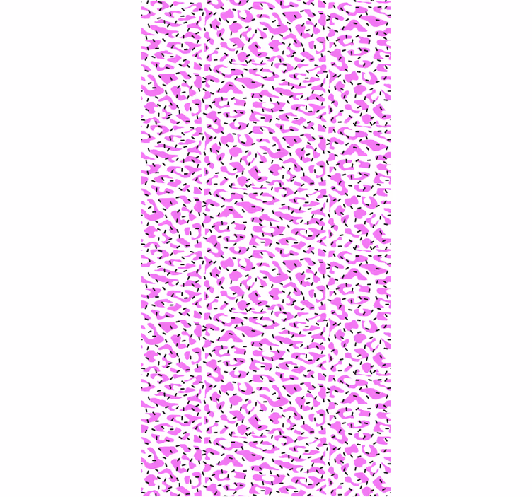 Dieren behang fuchsia luipaardpatroon - TenStickers