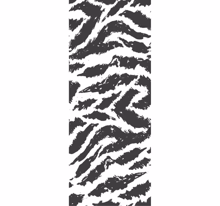 Dieren behang zebra strepen concept - TenStickers