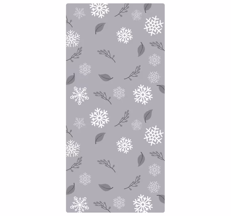 Behang kerst seizoensgebonden sneeuwvlokmotief - TenStickers