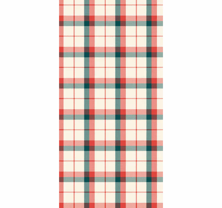 Behangbedrijf kerst tartan - TenStickers