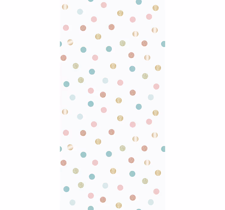 Behang hal glitter confetti stippen patroon zonder naad - TenStickers