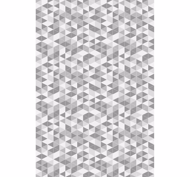Behang eetkamer geometrisch driehoekig patroon - TenStickers