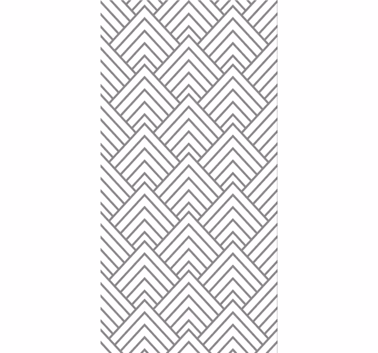 Behang eetkamer geometrisch labyrint - TenStickers