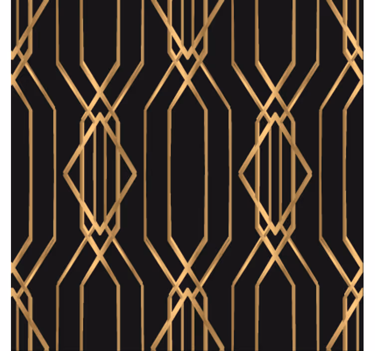 Behang eetkamer art deco elegant - TenStickers