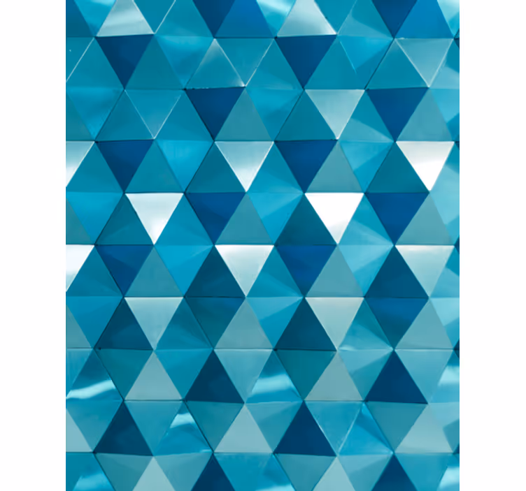 Geometrisch behang driehoekige tegeling - TenStickers