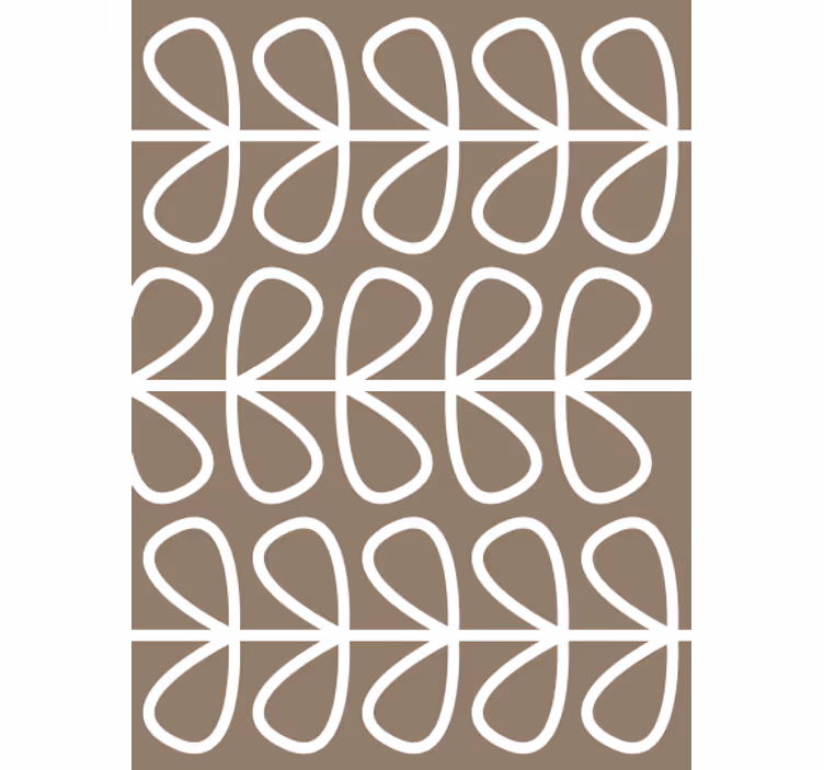 Geometrisch behang geometrisch lussenspatroon - TenStickers