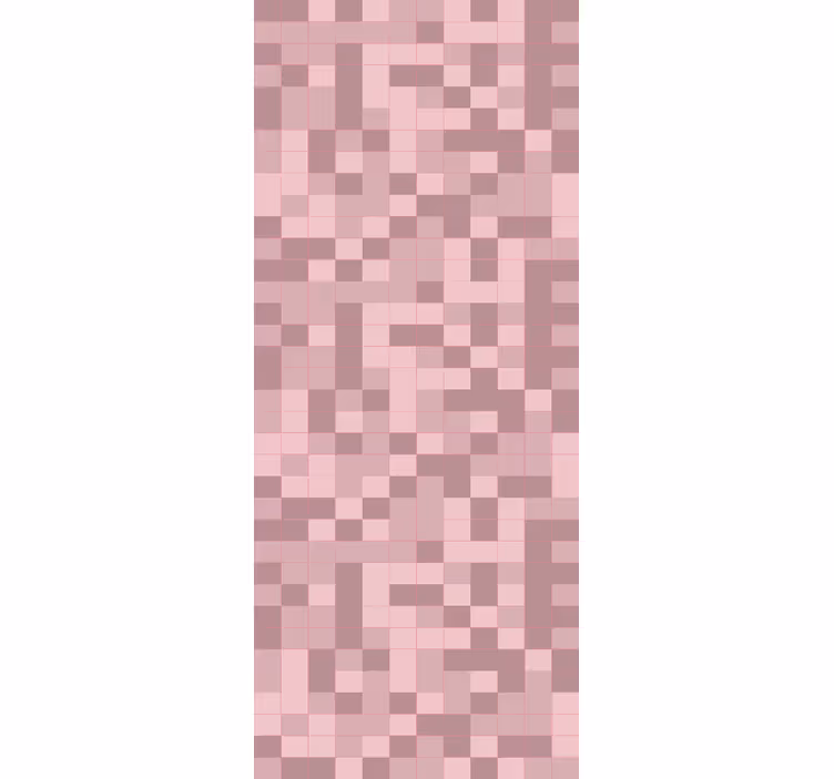 Geometrisch behang pixelachtige camouflage - TenStickers