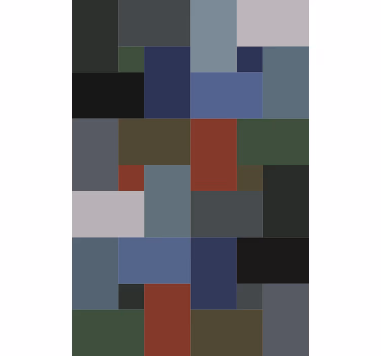 Geometrisch behang geometrische blokken - TenStickers
