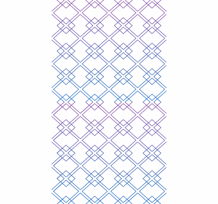 Geometrisch behang diamanten en lijnen - TenStickers