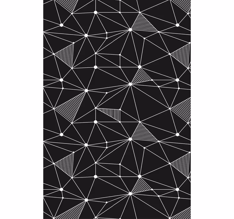 Geometrisch behang dappere geometrische vormen - TenStickers